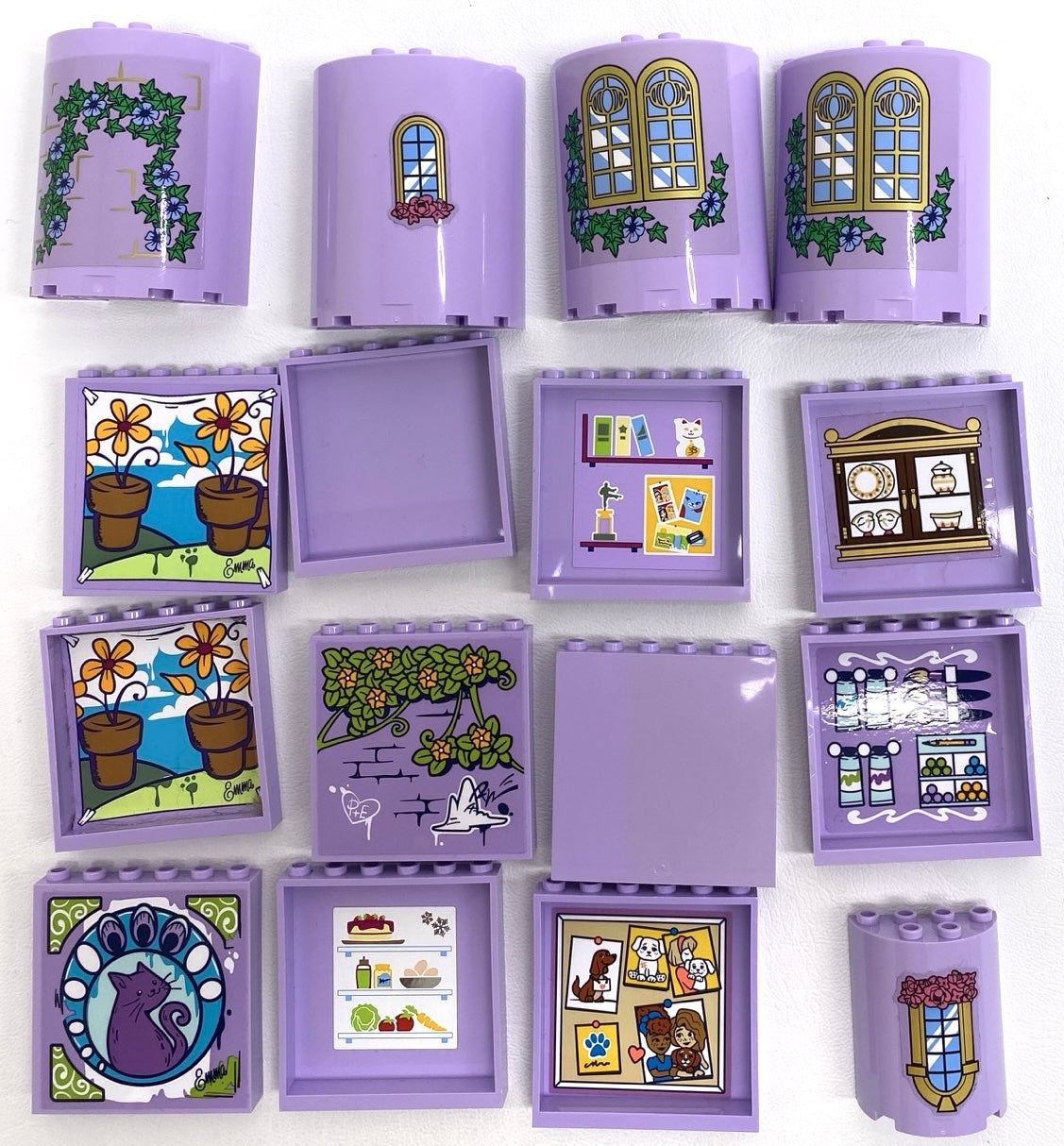 LEGO Castle Lavender Wall Panel Fun Pack Disney Friends Dreamzzz Elves