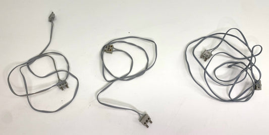 LEGO Vintage Wire with 2 Connectors Mixed Pack Light Grey (Old Shade)