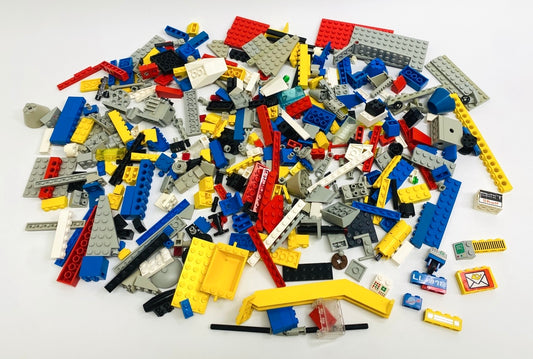 LEGO Vintage Mixed Pieces Fun Pack Huge Selection Bricks Slopes Plates and More - Town City Technic Classic Space