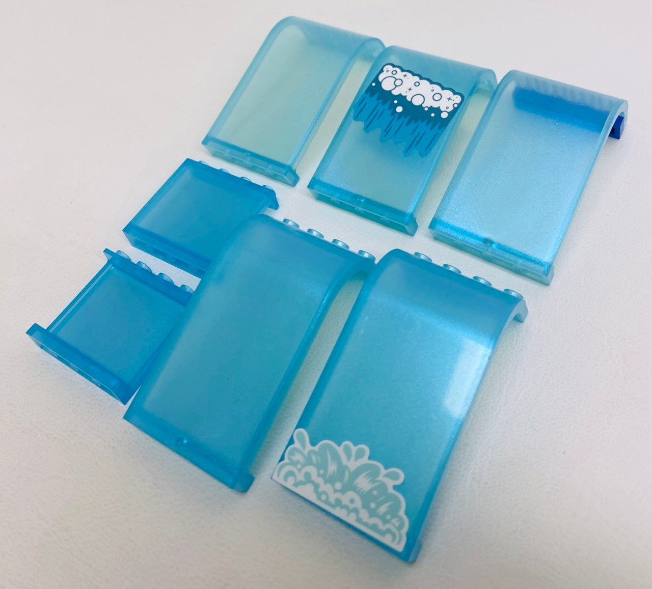 LEGO Satin Trans Light Blue Panels Mixed Fun Pack