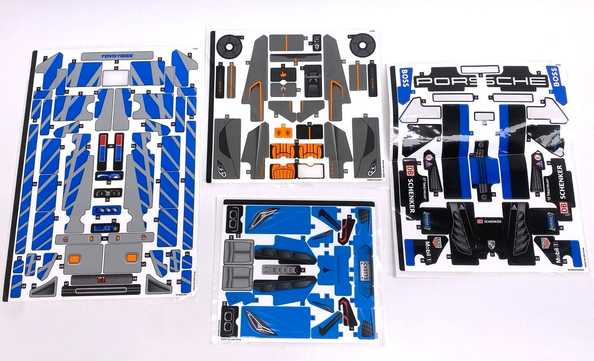 LEGO Technic Sticker Sheet Mixed Performance Car Brands Fun Pack