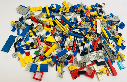 LEGO Vintage Mixed Pieces Fun Pack Huge Selection Bricks Slopes Plates and More - Town City Technic Classic Space