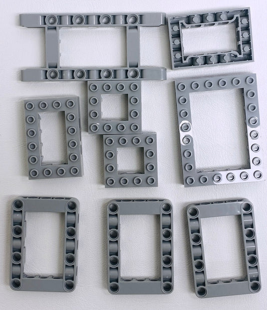 LEGO Technic Light Bluish Grey Open Brick and Frame Fun Pack Mixed Sizes