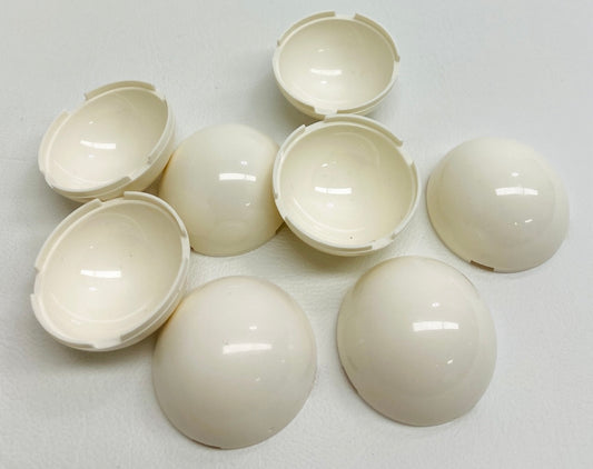 LEGO Hemisphere 4x4 Pack of 8 White