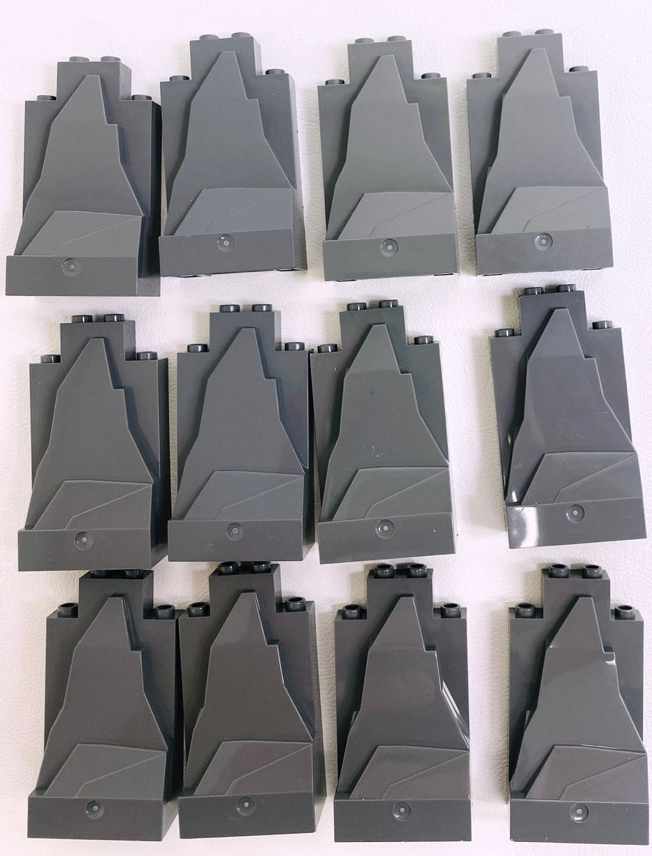 LEGO Dark Bluish Grey Rock Panels Fun Pack