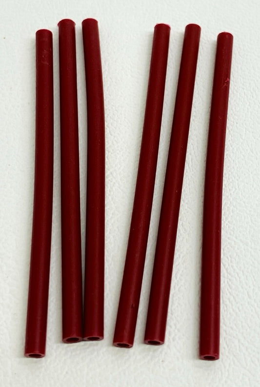 LEGO Dark Red Hose 3mm Pack of 6 8L / 6.4cm