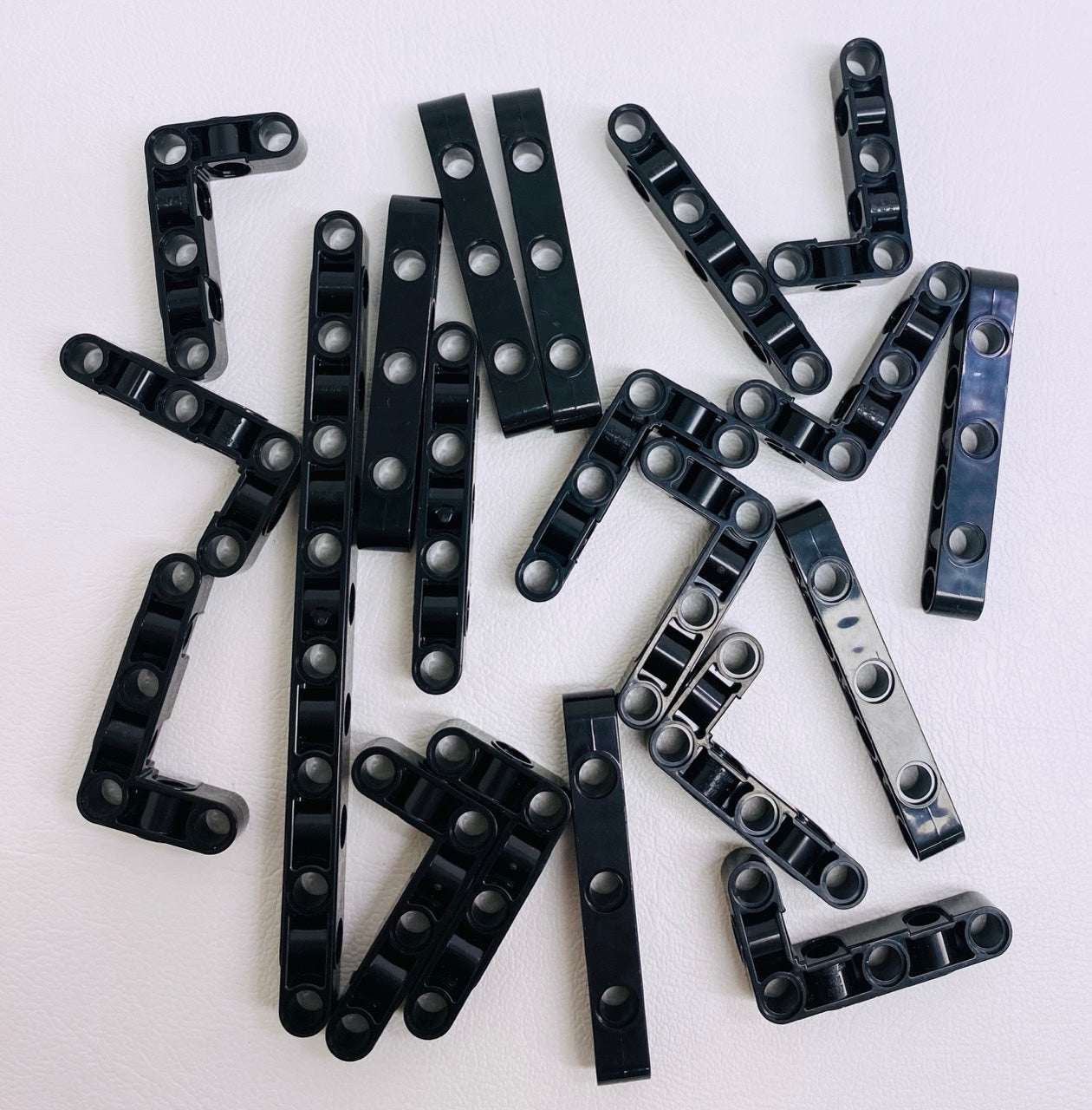 LEGO Technic Black Liftarm Fun Pack Perpendicular Holes Mixed Types