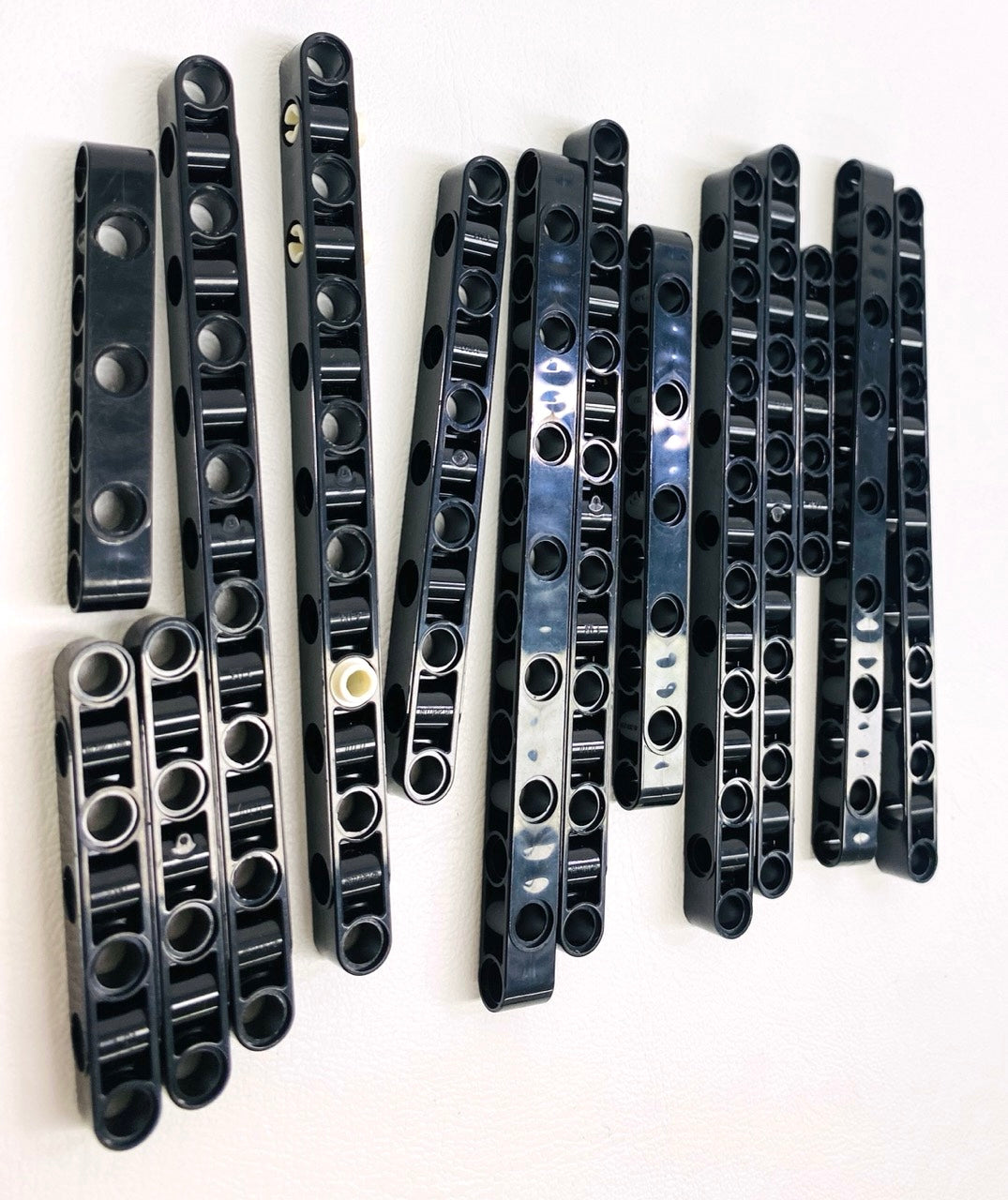 LEGO Technic Black Liftarm Fun Pack Perpendicular Holes Mixed Types