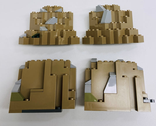 LEGO Dark Tan Rock Panels Fun Pack