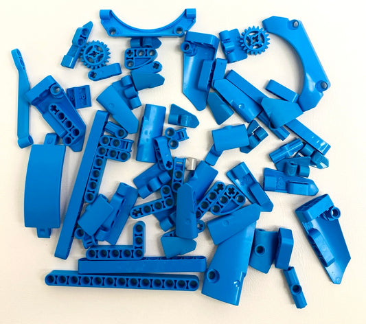 LEGO Technic Dark Azure Fun Pack Mixed Gears Panels and Liftarms