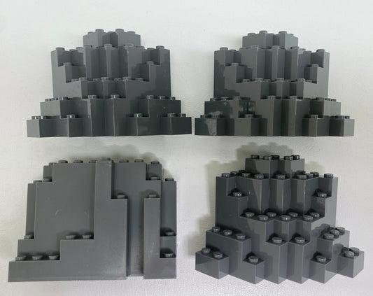 LEGO Dark Bluish Grey Rock Panels Fun Pack