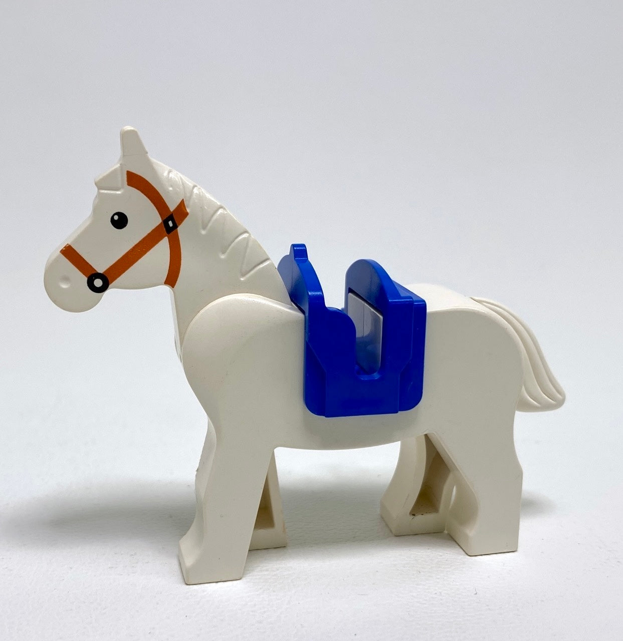 LEGO Animal Horse With Vintage Blue 1 Clip Saddle