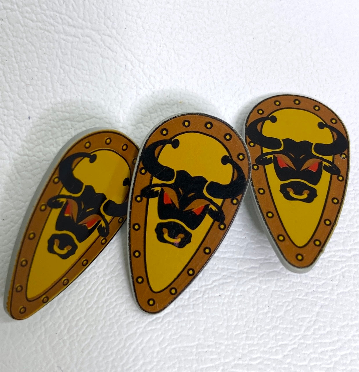 LEGO Castle Shields Fun Pack of 3 Bull Pattern