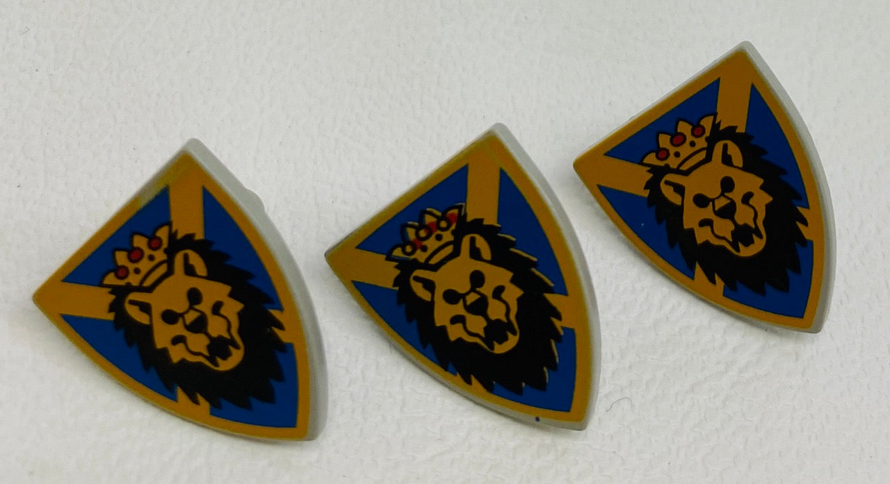 LEGO Castle Shields Fun Pack of 3 Lion Pattern
