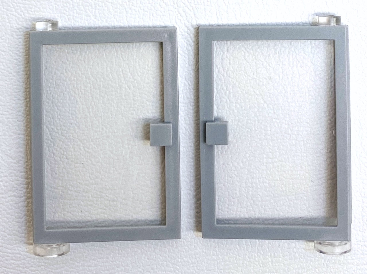 LEGO Door 1x4x5 Pack of 2 Light Bluish Grey Left and Right Rare Pieces Modular / Airport / Creator / Spongebob