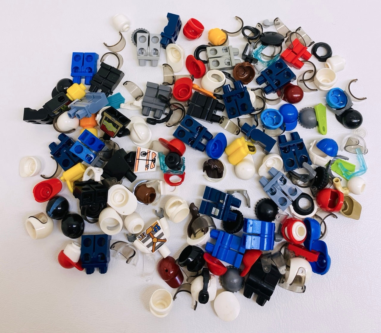 LEGO Minifigure Pieces Fun Pack Mixed Heads Torsos Legs Headgear