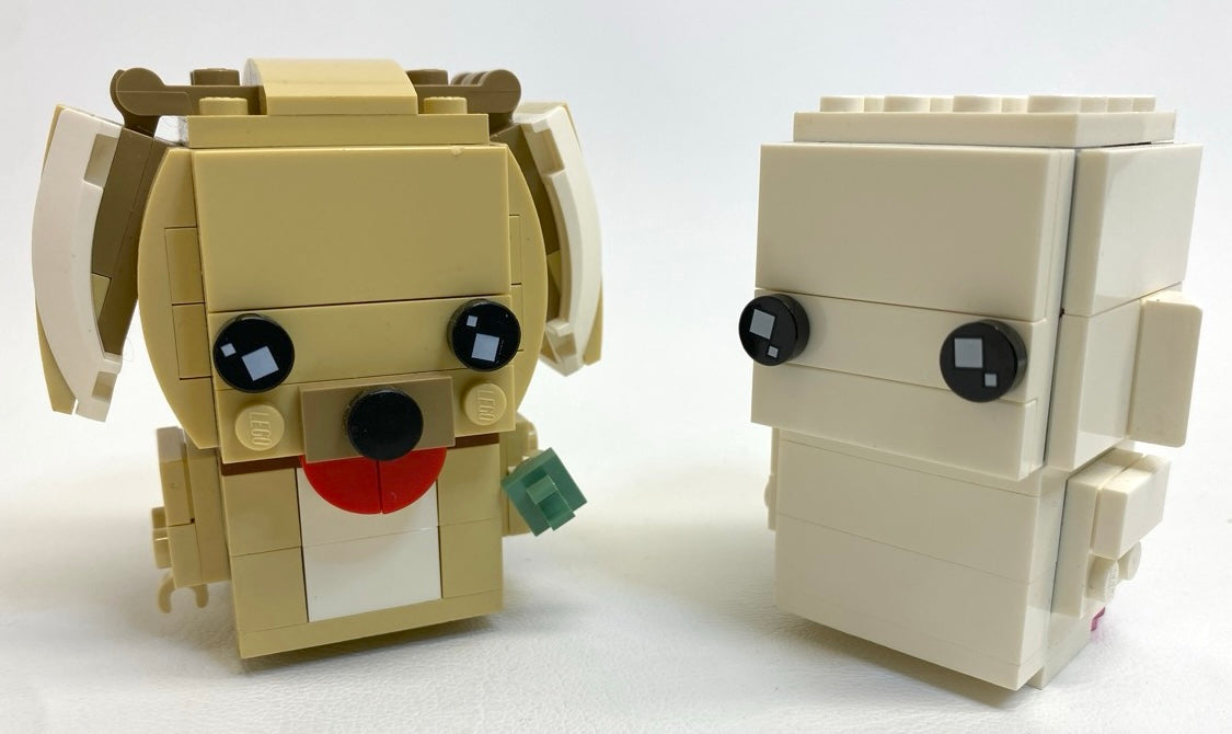 LEGO Brickheadz Puppy and Go Brick Me (As Pictured)