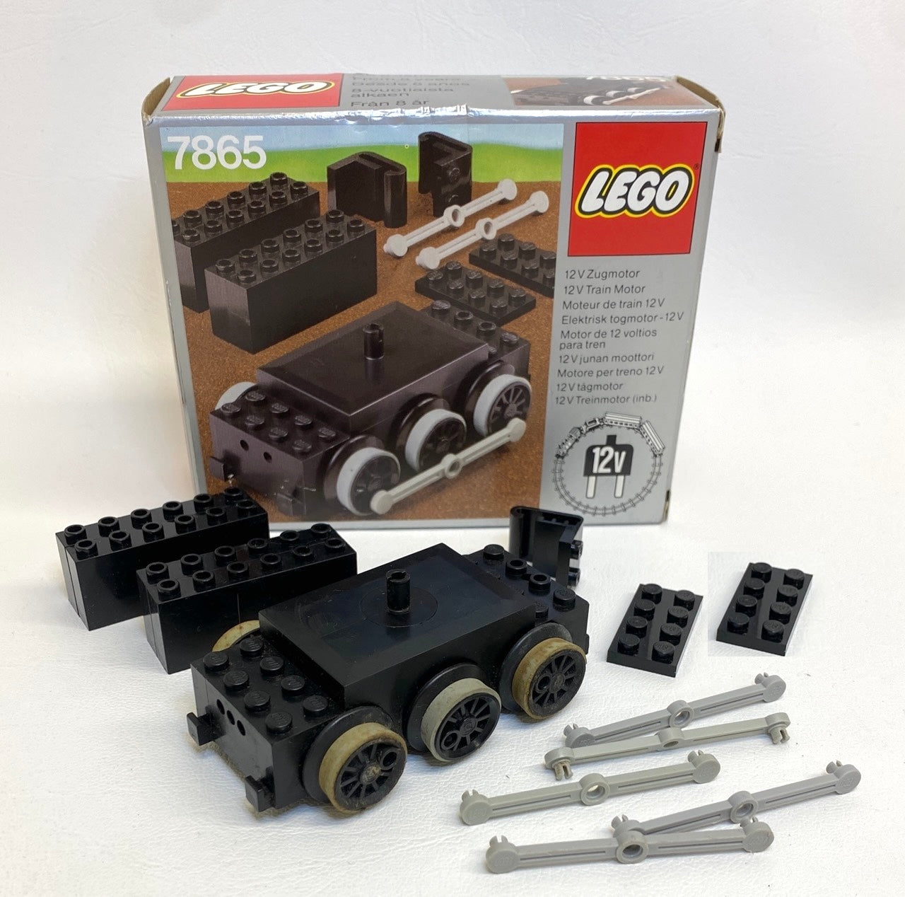 LEGO Trains Vintage 12V Motor Set #7865 with Box (As Pictured)