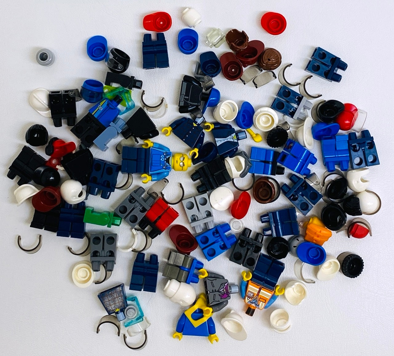 LEGO Minifigure Pieces Fun Pack Mixed Heads Torsos Legs Headgear