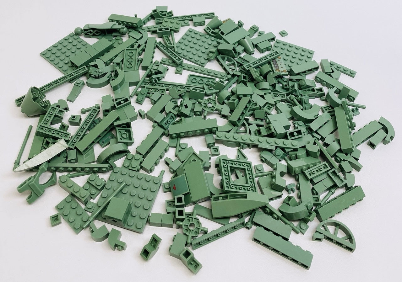 LEGO Sand Green Mixed Pieces Fun Pack