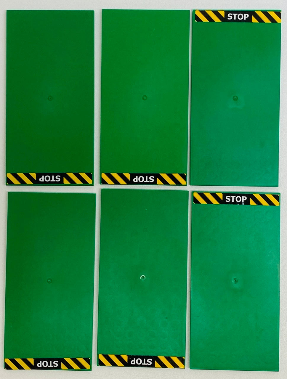 LEGO Tile 8x16 Fun Pack of 6 Green