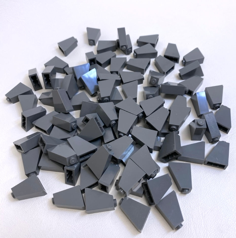 LEGO Dark Bluish Grey Slope 75 1x2x3 Fun Pack