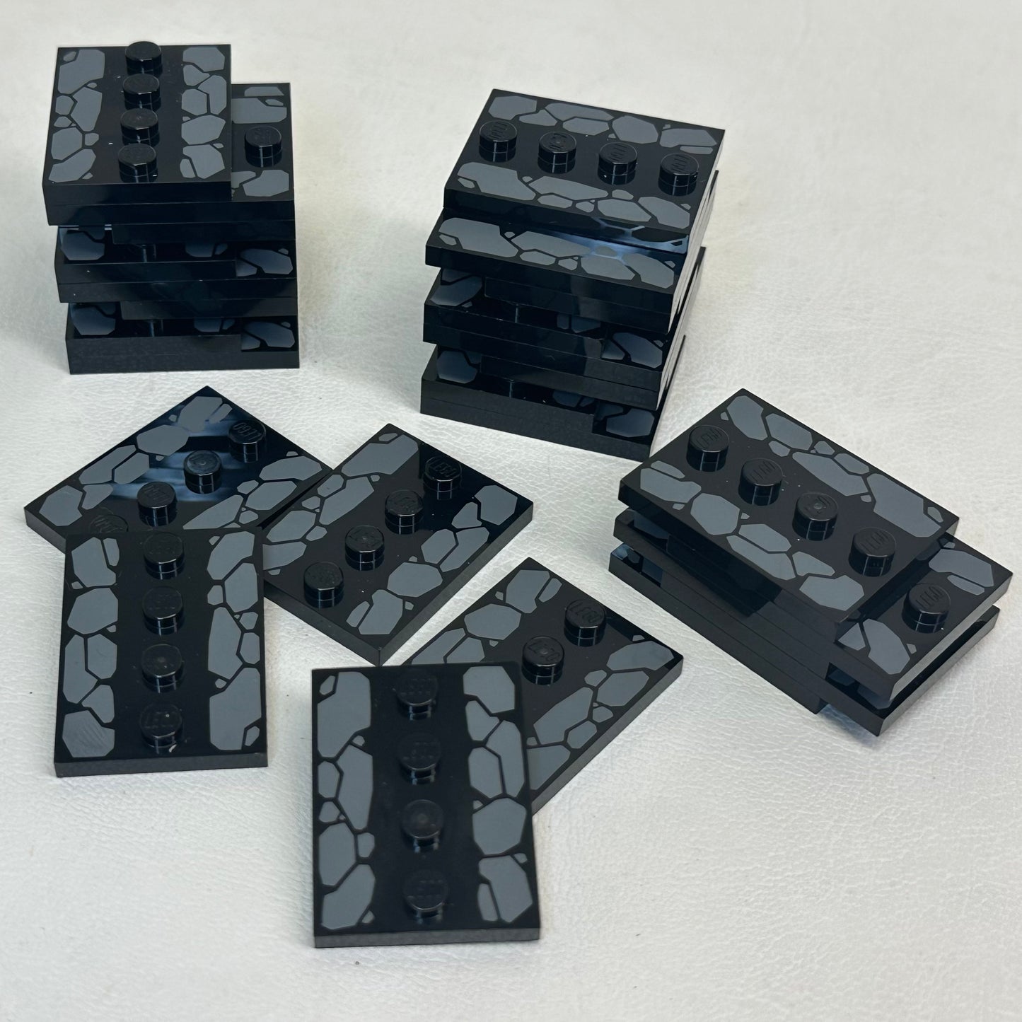 LEGO Tile 3x4 with Dungeons and Dragons Stones Pattern Pack of 30