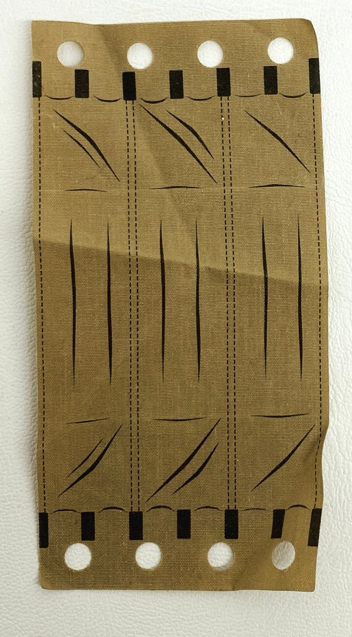 LEGO Indiana Jones Dark Tan Cloth Vehicle Roof / Truck Awning