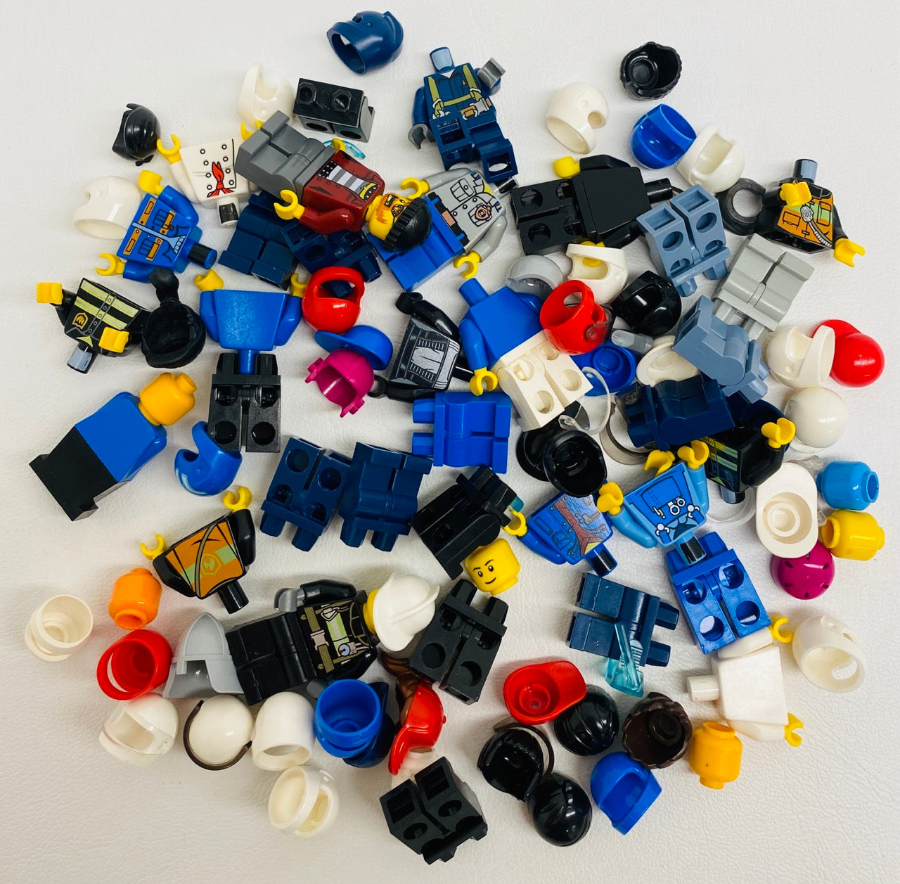 LEGO Minifigure Pieces Fun Pack Mixed Heads Torsos Legs Headgear