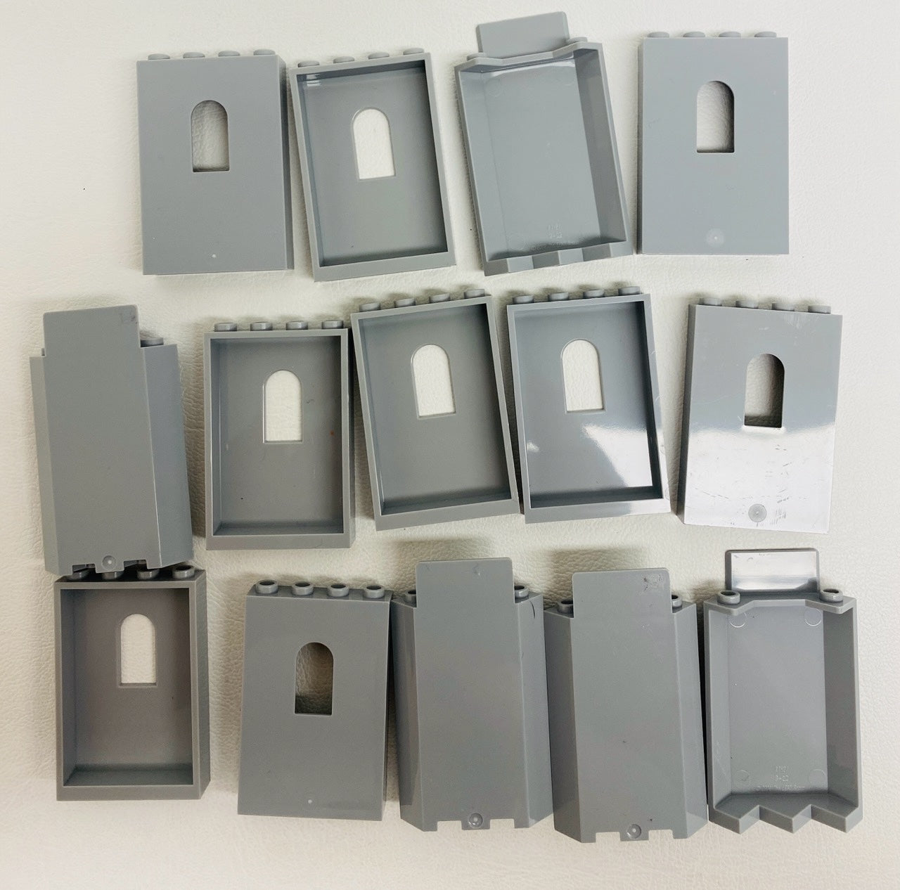 LEGO Castle Light Bluish Grey Wall Panel Mixed Fun Pack