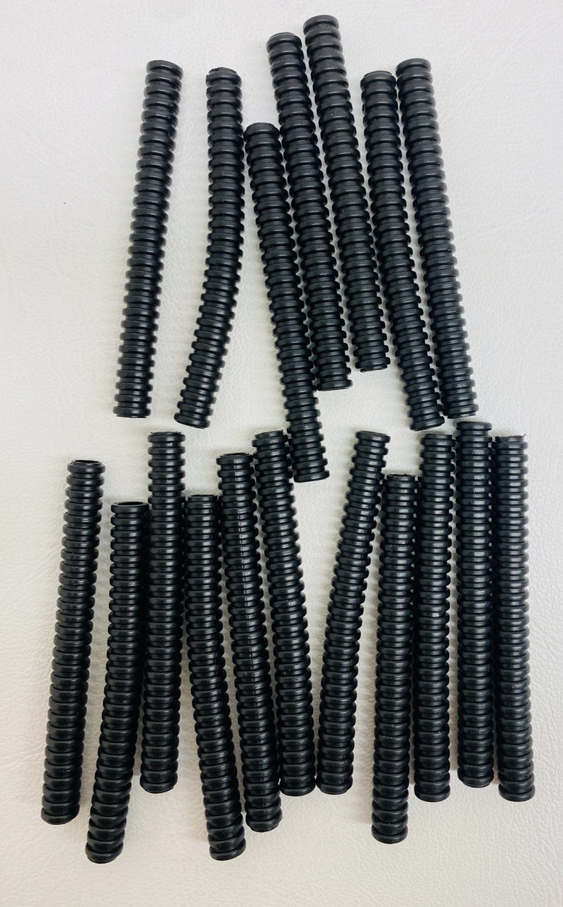 LEGO Black Hose 7mm Ribbed Fun Pack Mixed Lengths