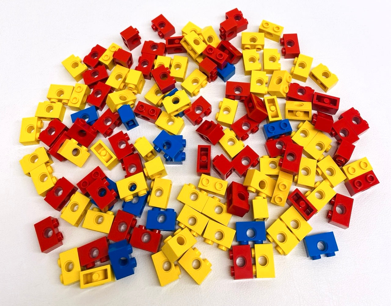 LEGO Technic Brick Fun Pack 1x2 with Pin Hole Mixed Blue / Red / Yellow