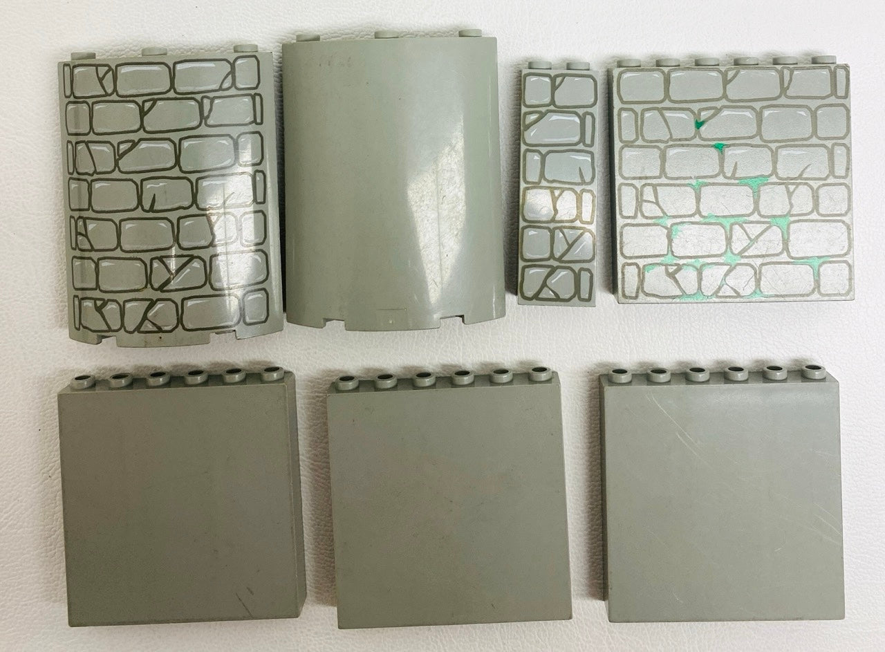 LEGO Harry Potter / Castle Light Grey (Old Shade) Fun Pack Mixed Panels and Bricks