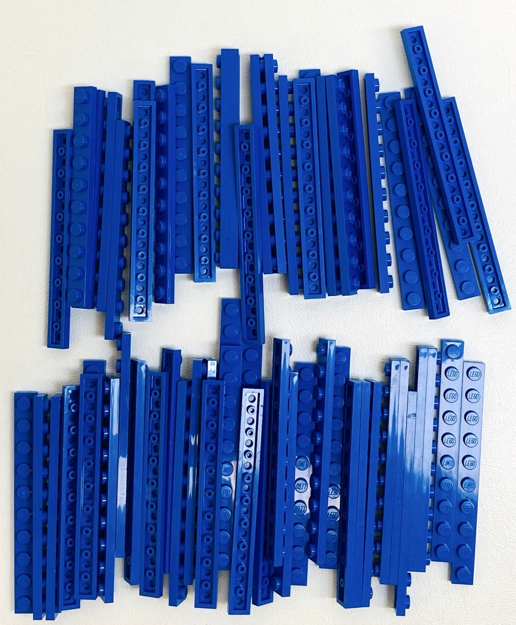 LEGO Plate 1x10 Fun Pack Blue