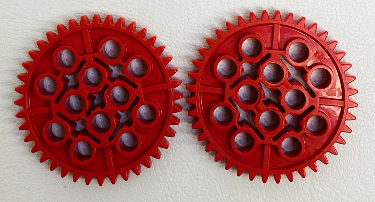 LEGO Technic 40 Tooth Gears Fun Pack of 2 Red