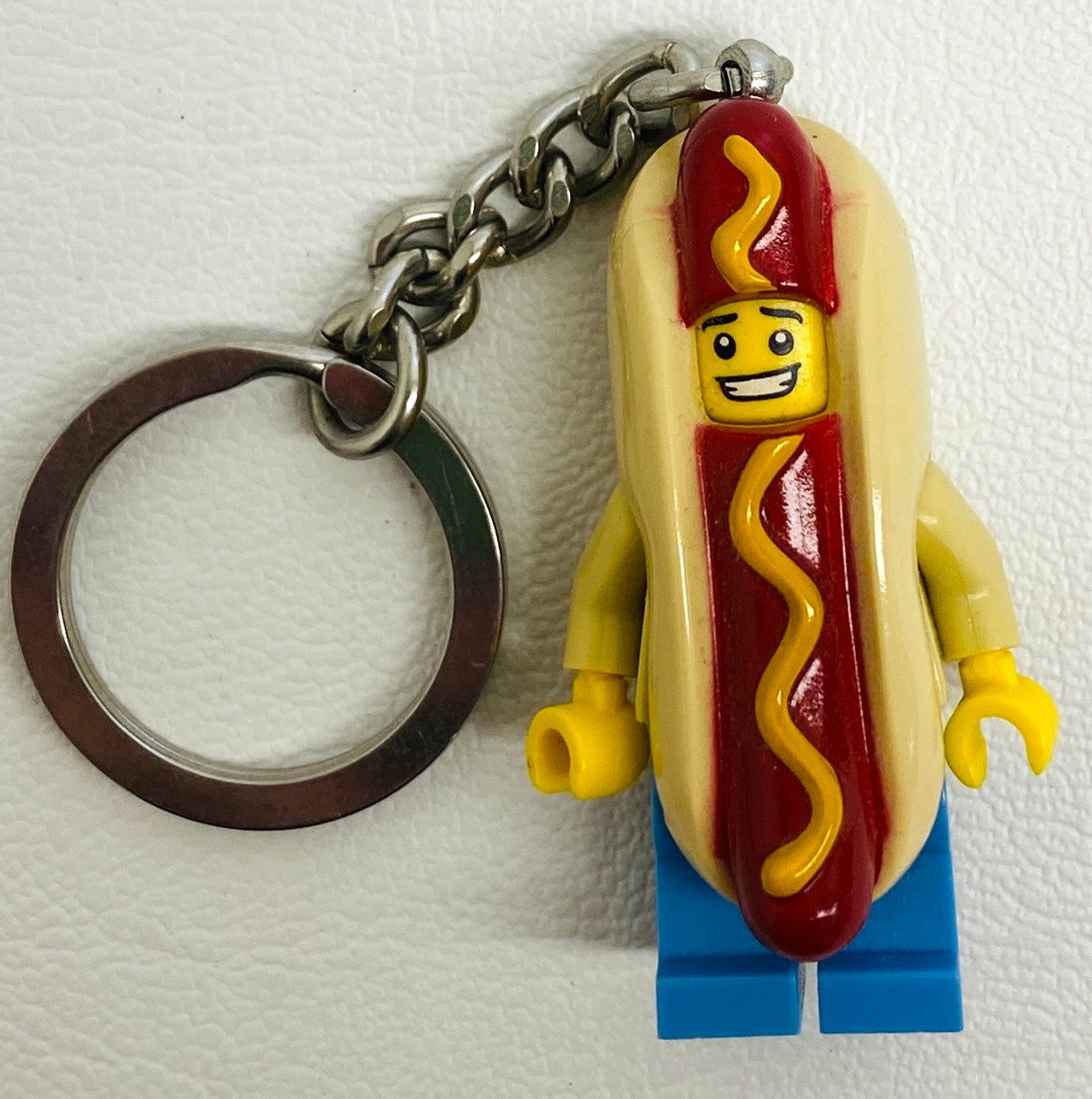 LEGO Hot Dog Man Minifigure Key Chain