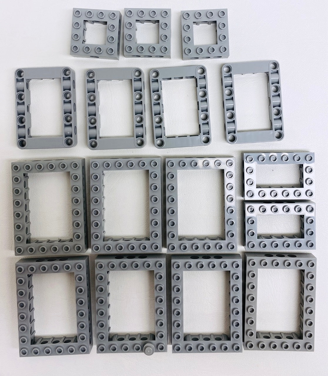 LEGO Technic Light Bluish Grey Open Brick and Frame Fun Pack Mixed Sizes