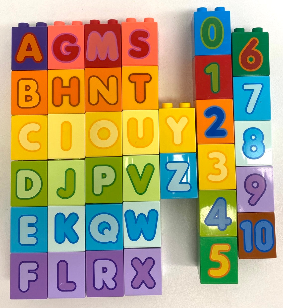 LEGO Duplo Fun Pack Printed Alphabet and Number Bricks