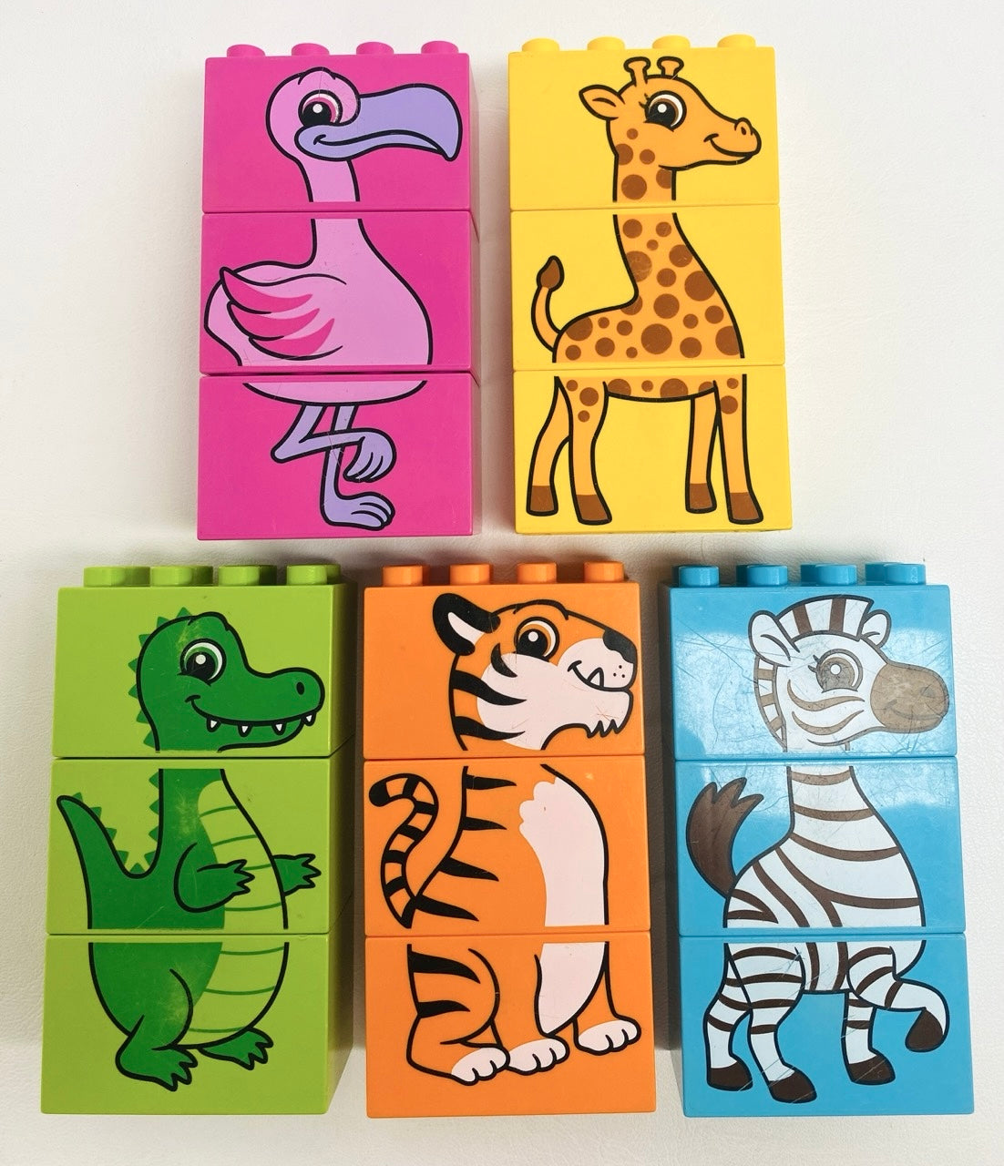LEGO Duplo My First Fun Puzzle Set #10885 Mixed Printed Animal Bricks