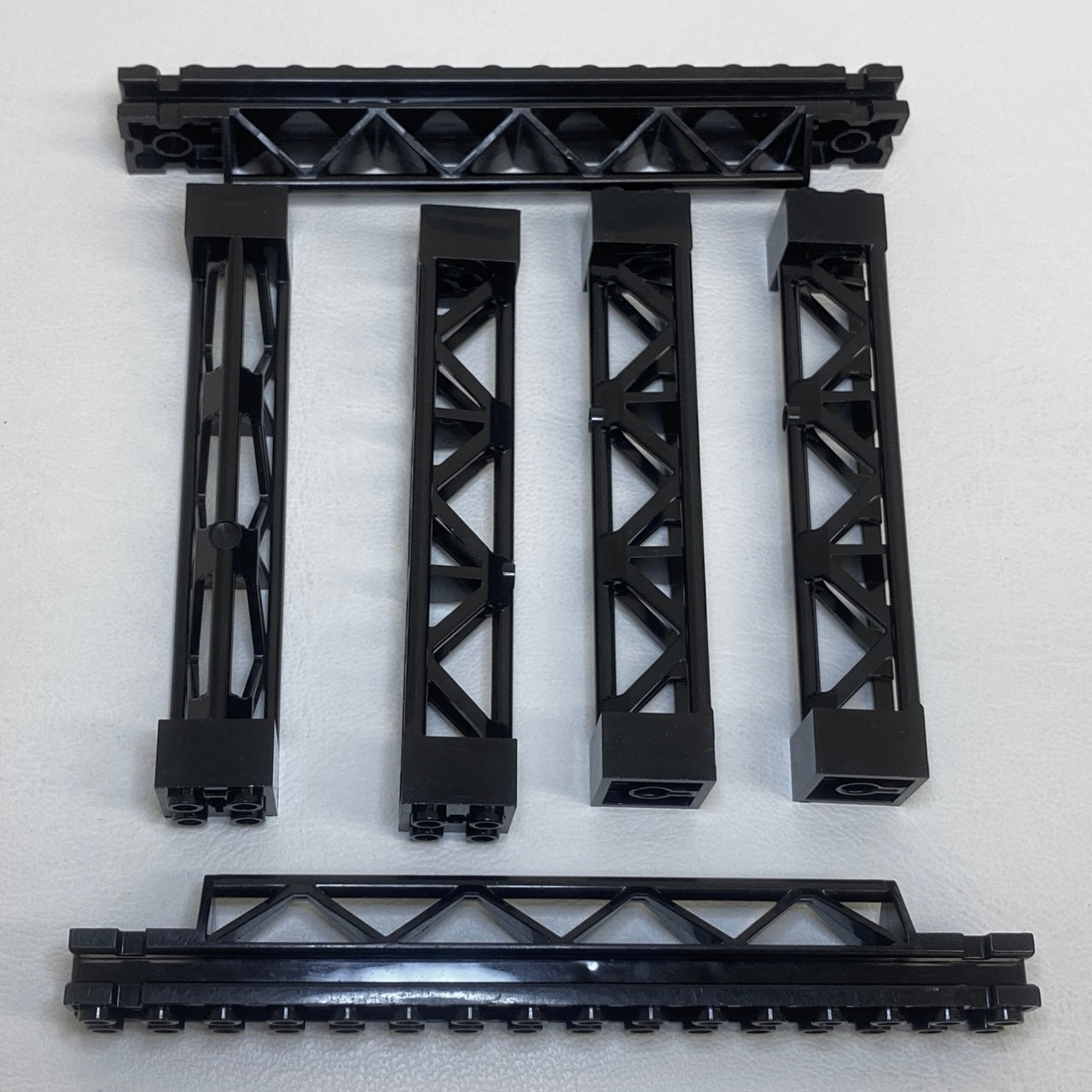 LEGO Black Support Mixed Fun Pack Girder 2x2x10 and Triangular Girder 2x16x2