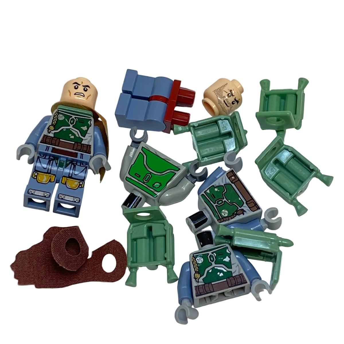 LEGO Star Wars Rare Mixed Boba Fett / Mandalorian Minifigure Pieces Fun Pack