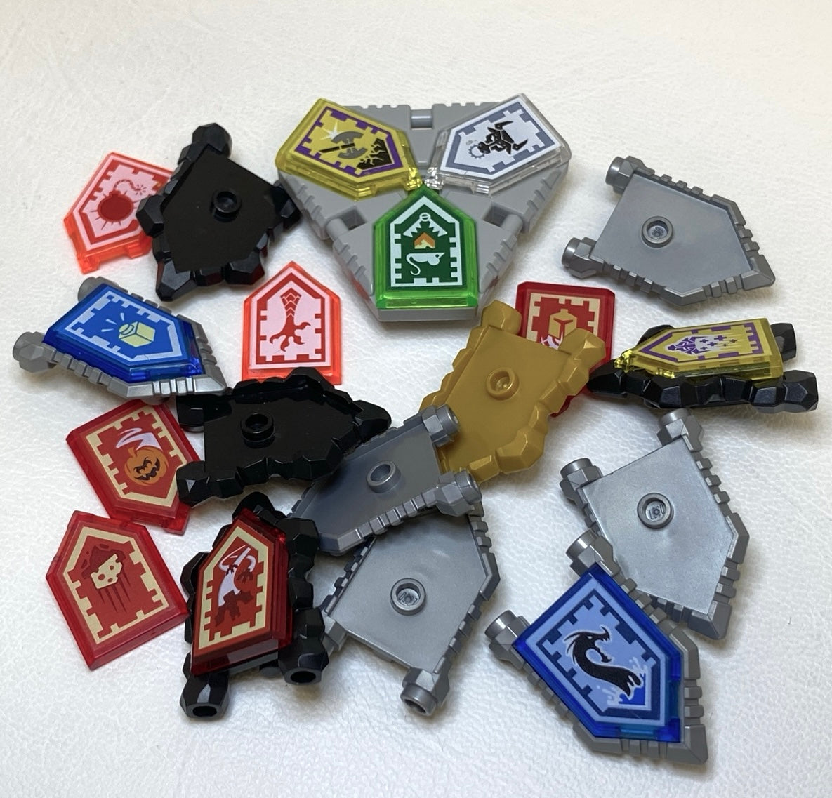 LEGO Nexo Knights Shield Fun Pack Mixed Colour Tiles Shields and More
