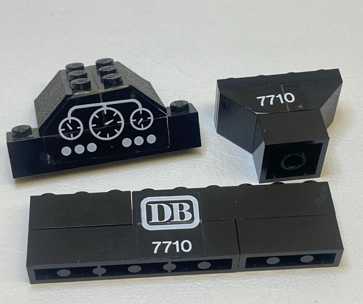 LEGO Vintage Train Details Fun Pack - Stickered Assemblies from Set #7710