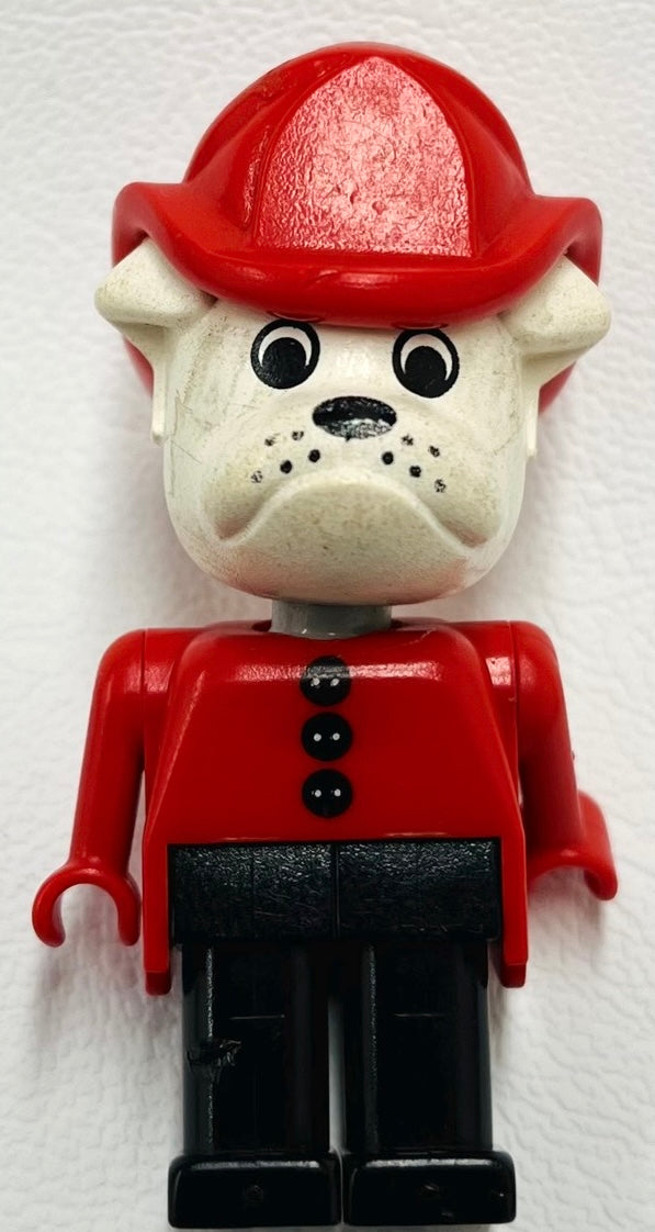 LEGO Fabuland Vintage Bulldog Fireman Figure