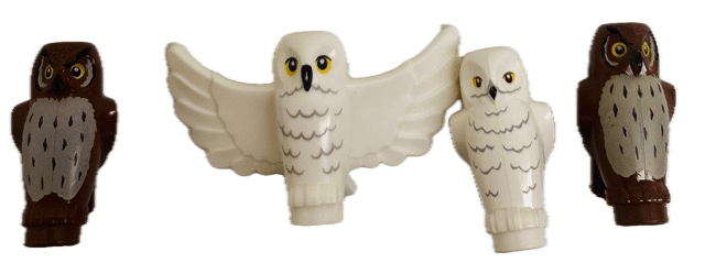 LEGO Animals Owls Pack of 4 Castle Harry Potter