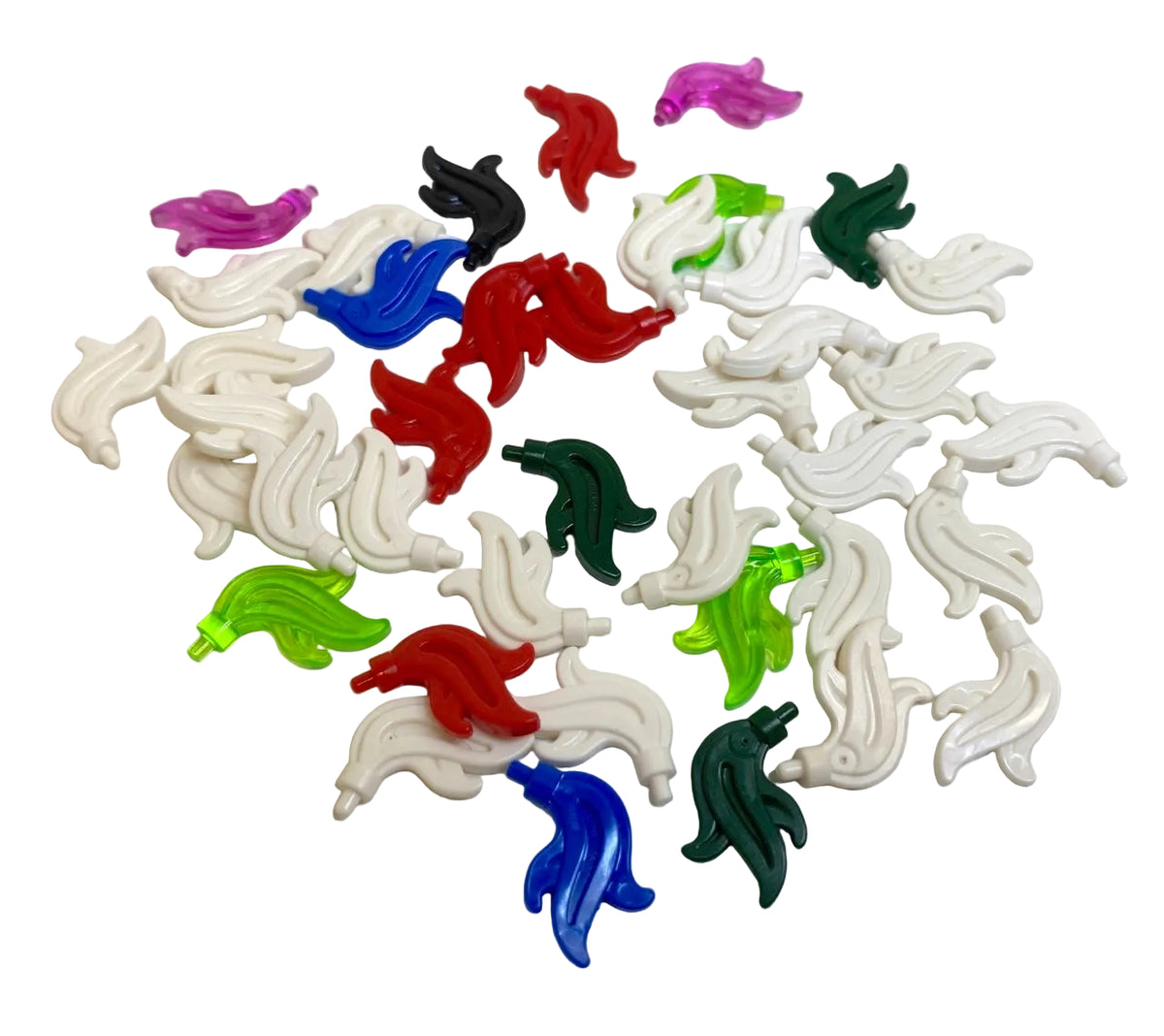 LEGO Feather Plumes Mixed Fun Pack Including Rare Colours