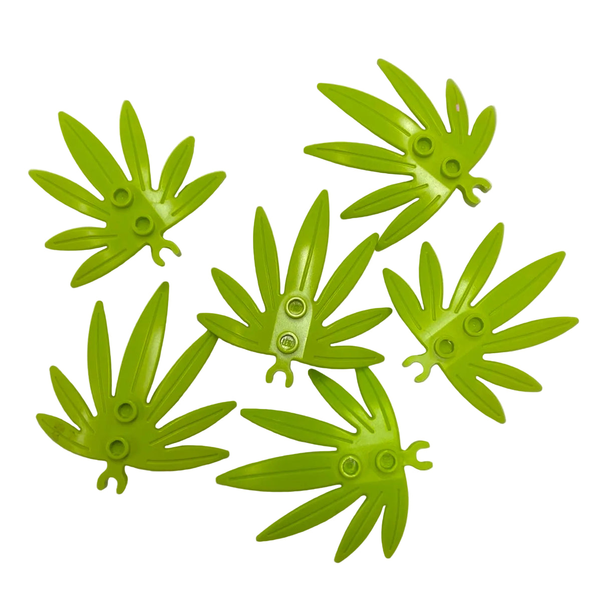 LEGO Plants Swordleaf Palm Leaves Pack of 6 Lime