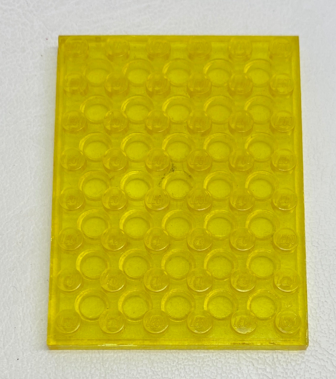 LEGO Classic Space Trans Yellow Plate 6x8