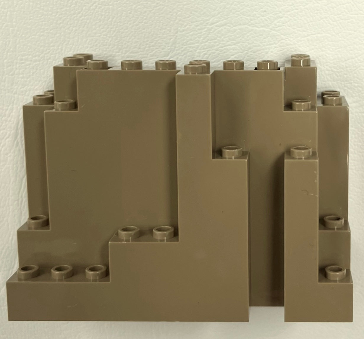 LEGO Rock Panel 4x10x6 Dark Tan Big Ugly Rock Piece