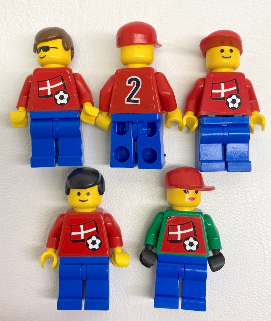 LEGO Minifigure Fun Pack Danish Football / Soccer Team